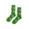 Avocado Socks Fits All 70% Cotton 25% Spandex 5% Elastic