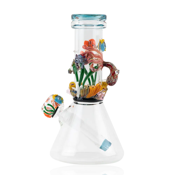 Baby Beaker Under the Sea beaker water pipe with colorful sea creatures