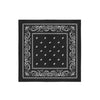 Bandana Black Color 100% Cotton (22’’ x 22’’)- Pack