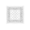 Bandana White Color 100% Cotton (22’’ x 22’’)- Pack