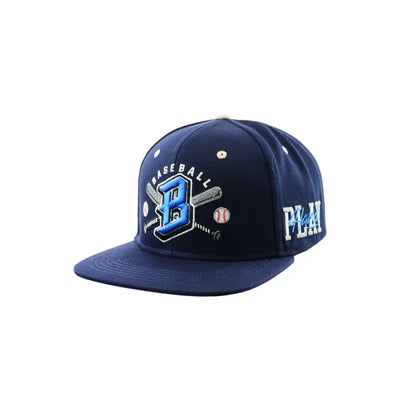 Navy baseball cap from Stylish Baseball Hat Embroidered Snapback for sports fans