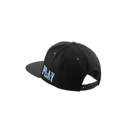 Black baseball hat embroidered with PLAY, perfect embroidered snapback for sports fans