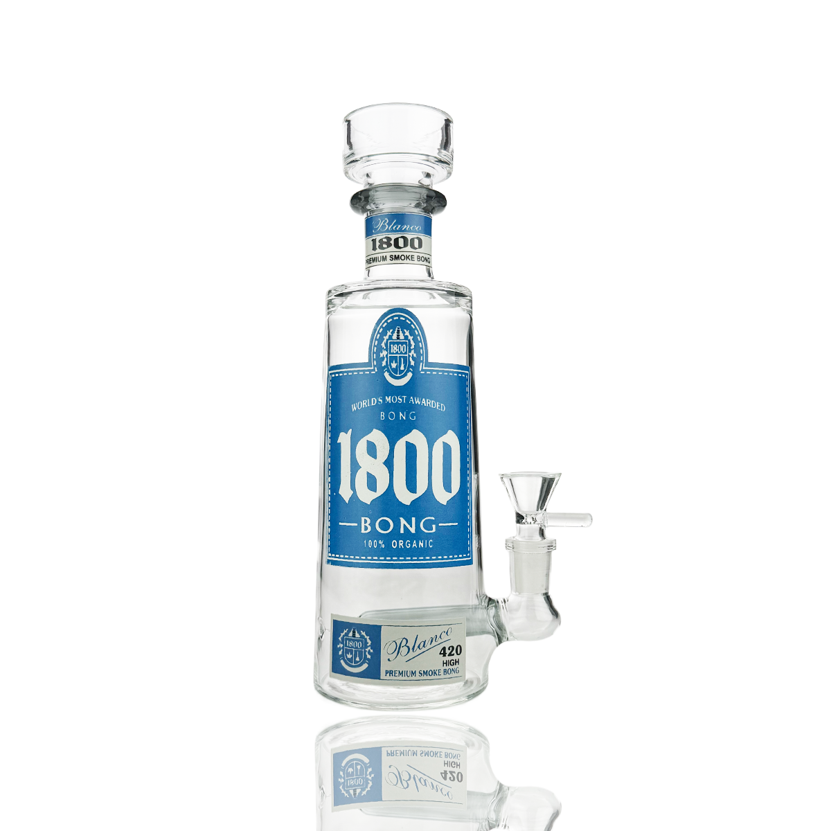 Premium Liquor Bottle Water Pipe with 14mm Bowl