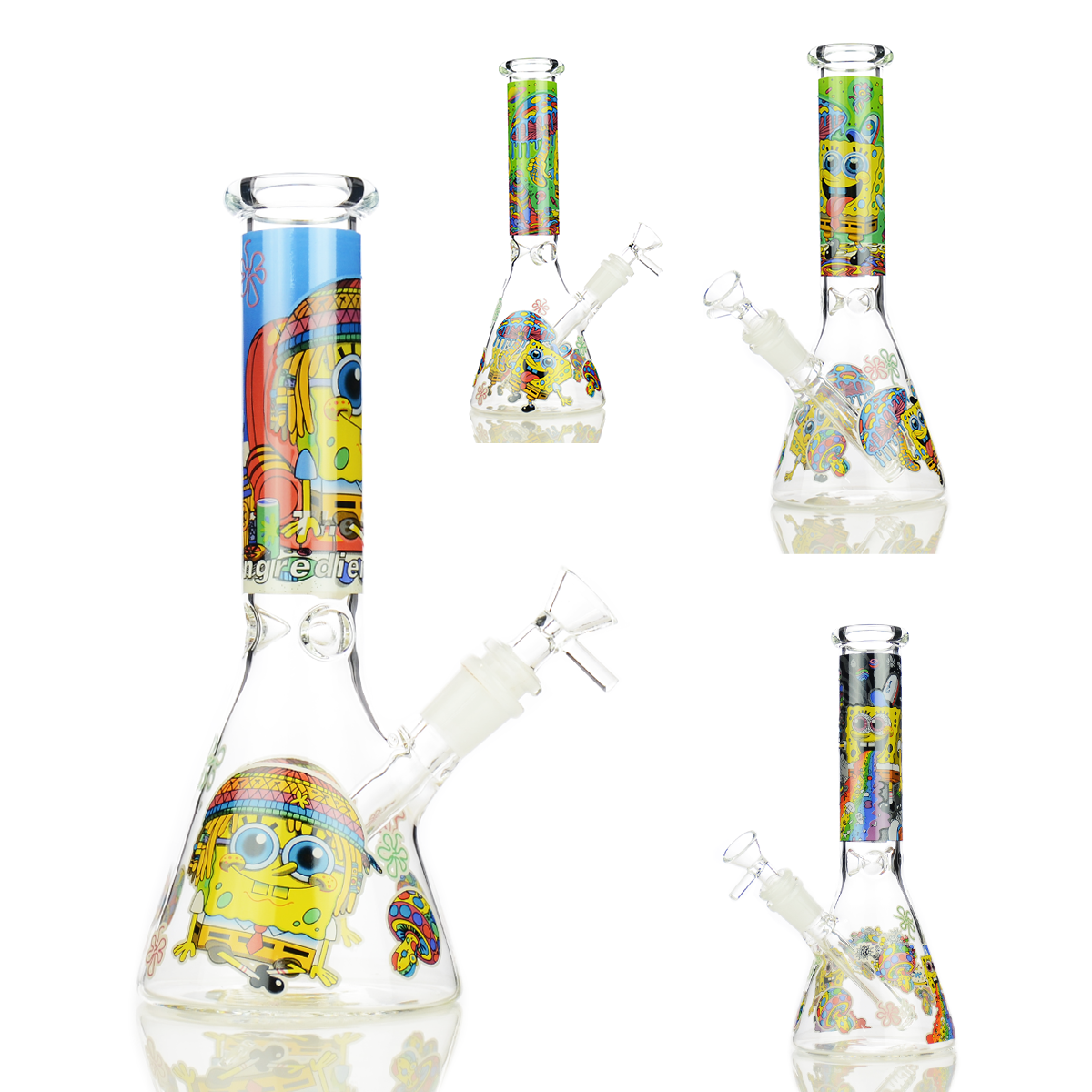 10-Inch Sponge Beaker Water Pipe