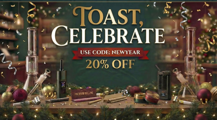 Black vape pen with digital display and textured grip