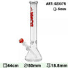 Boost Red 17beaker Base Glass Water Pipe with Strawberry Bowl and Ice Catcher