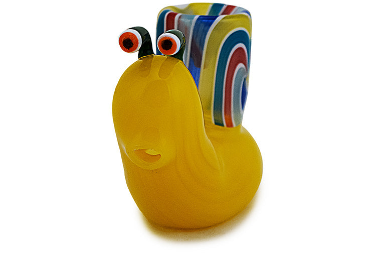Whimsical Snail Glass Hand Pipe