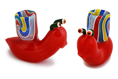 Whimsical Snail Glass Hand Pipe