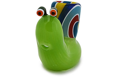 Whimsical Snail Glass Hand Pipe
