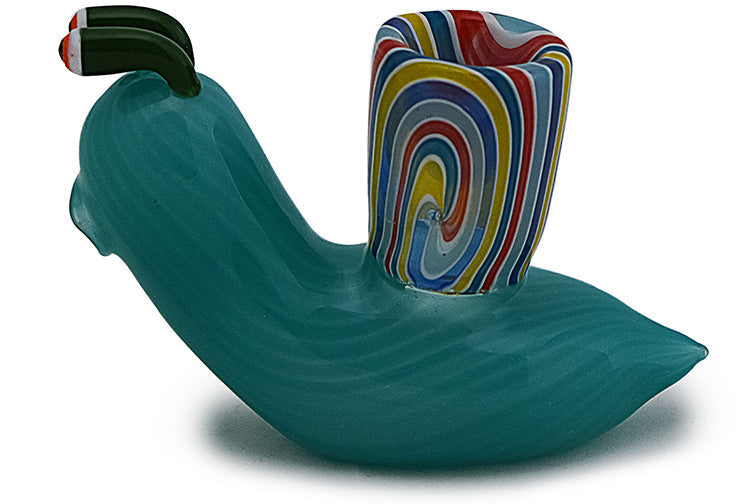 Whimsical Snail Glass Hand Pipe