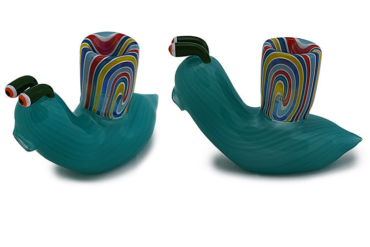 Whimsical Snail Glass Hand Pipe