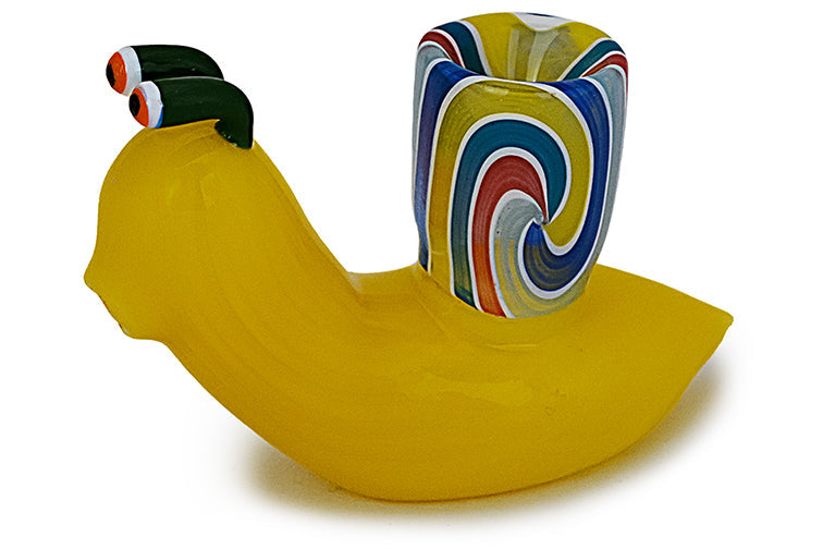 Whimsical Snail Glass Hand Pipe