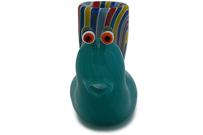 Whimsical Snail Glass Hand Pipe