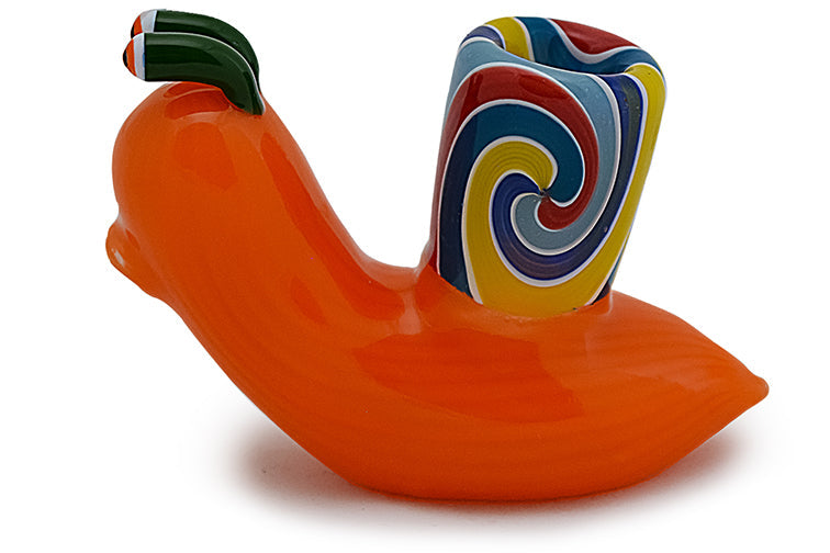 Whimsical Snail Glass Hand Pipe