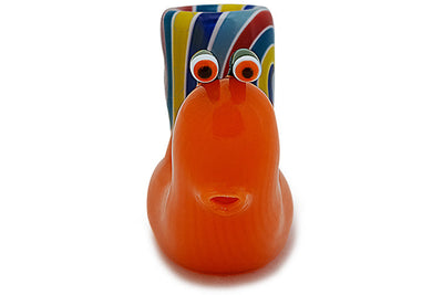 Whimsical Snail Glass Hand Pipe