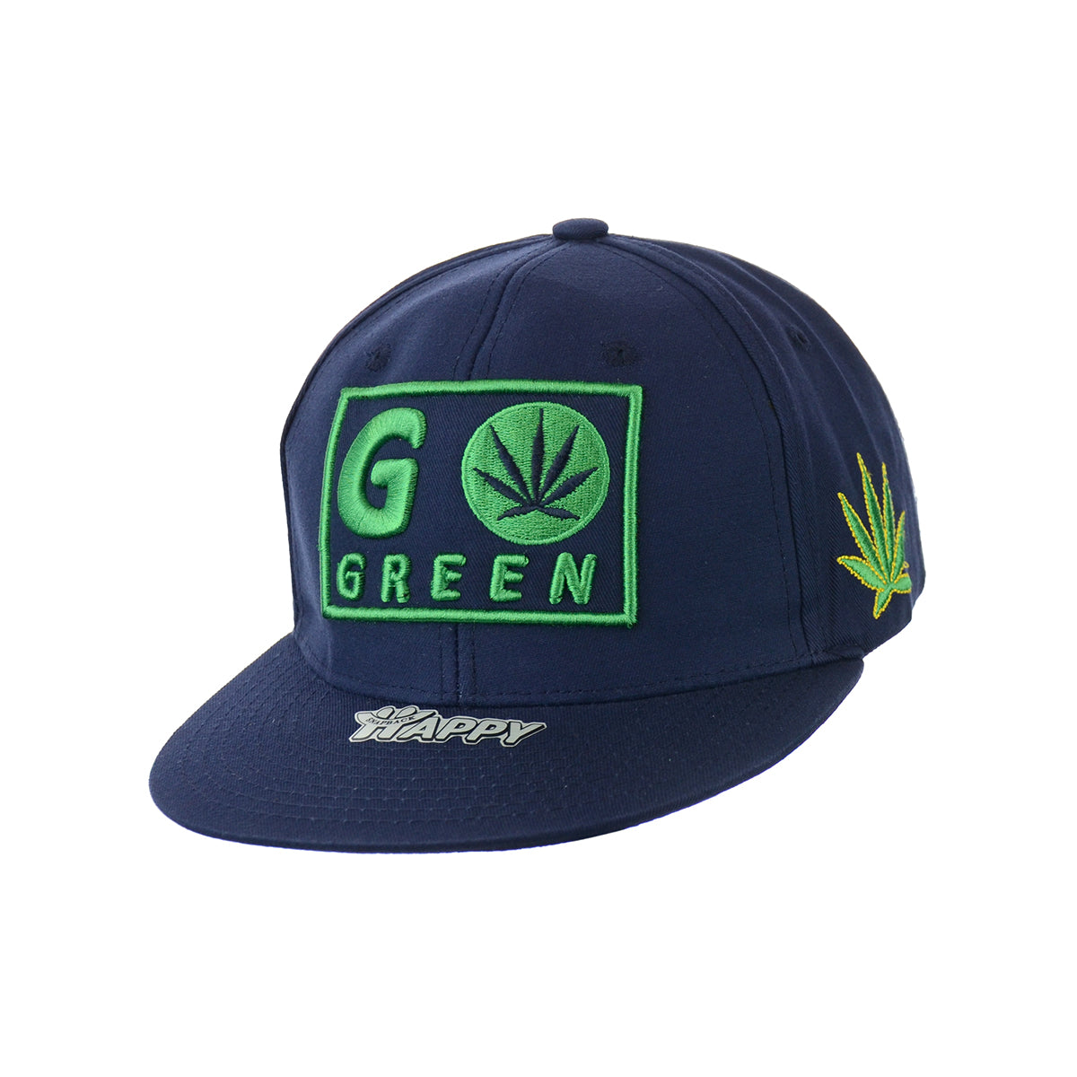 Sustainable Cotton Leaf Snapback Hat