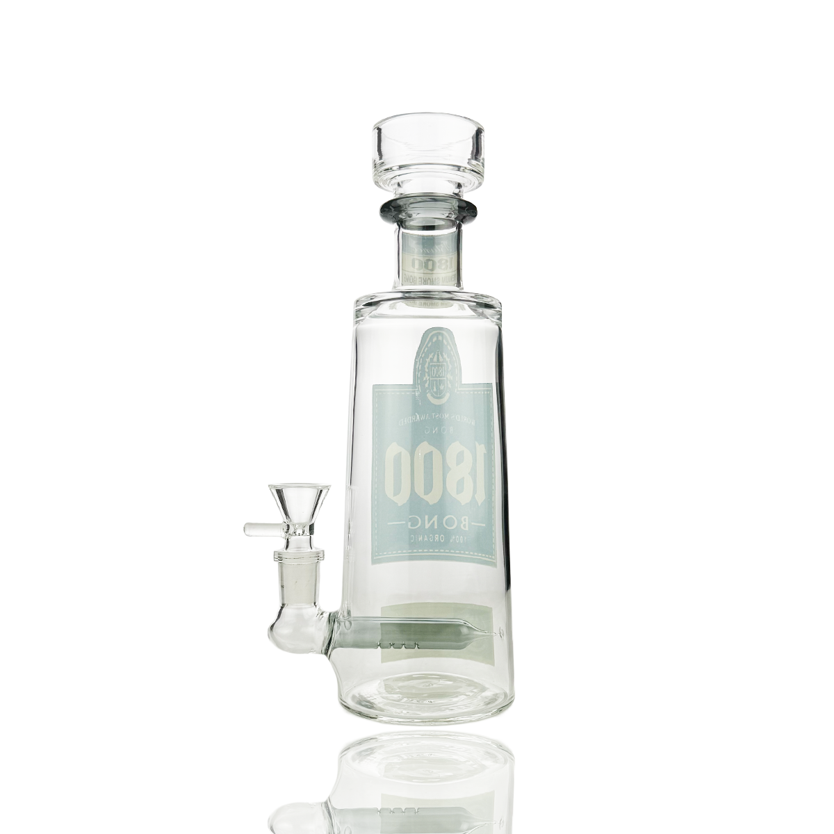 Premium Liquor Bottle Water Pipe with 14mm Bowl