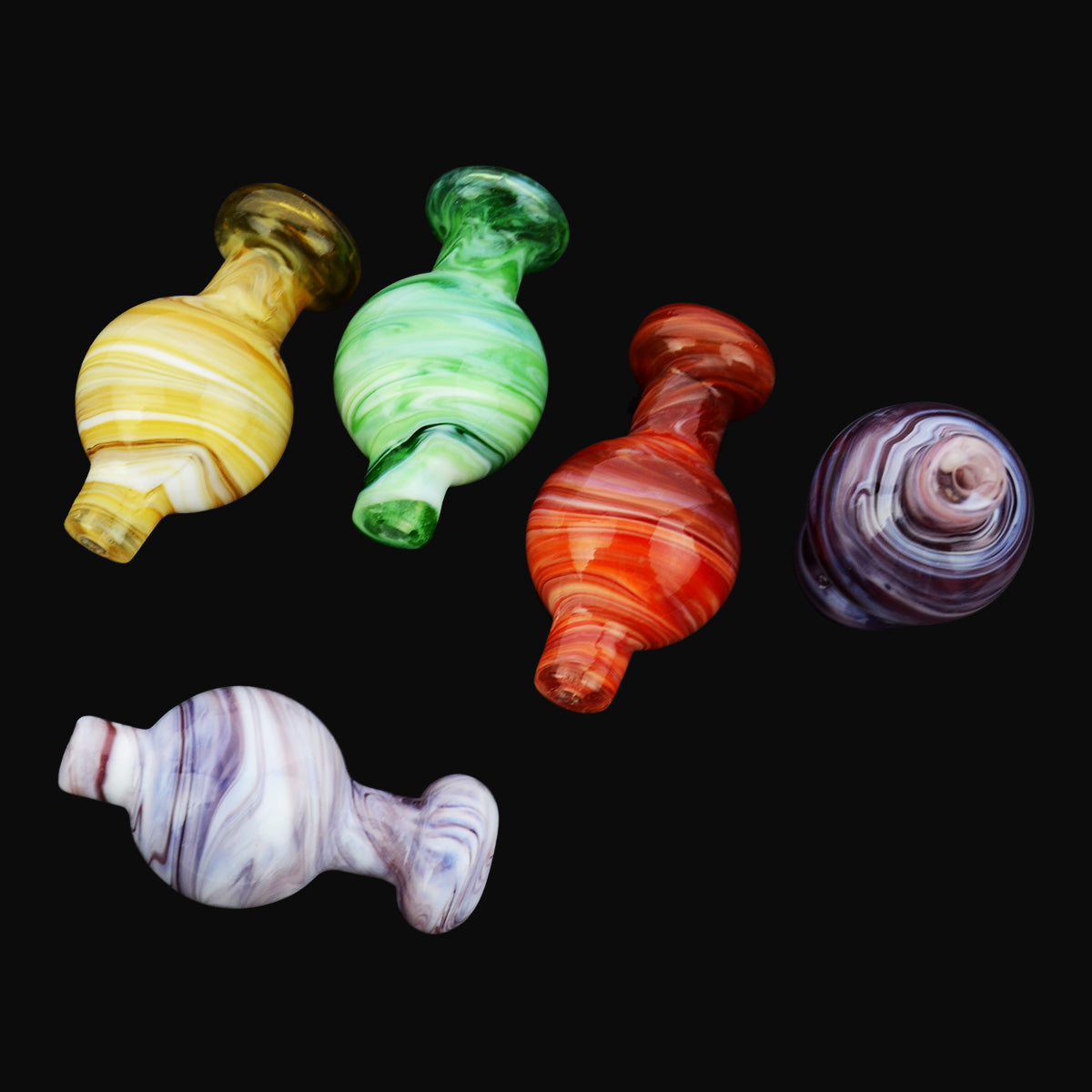 Artisan Marble Carb Cap - White Pastel Edition