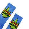 Cannabis Life Tie Dye Socks Fits All 70% Cotton 25% Spandex