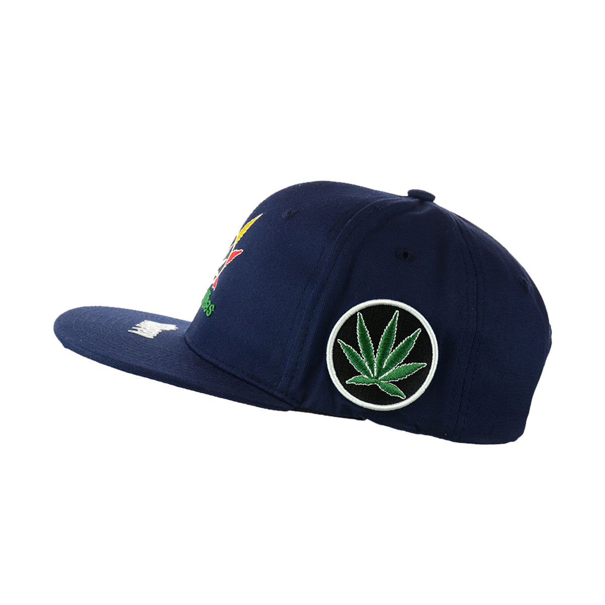 Good Vibes Embroidered Cotton Snapback Cap