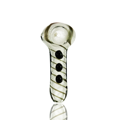 Compact White Frit Pipe with Grip Buttons