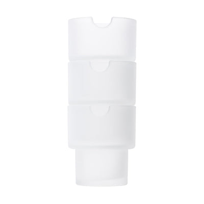 Stackable Flower Herb Glass Ashtray Set