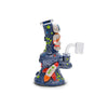 Clay Spaceman Rig With An Astronaut, Rocket, And Colorful Accents For Space Enthusiasts