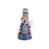 Clay Spaceman Rig: Glass Water Pipe Shaped Like An Astronaut On a Colorful Moon-like Base