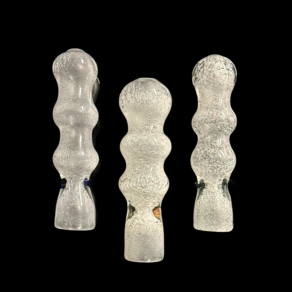 Luminous 4-Inch Glass Chillum Pipe