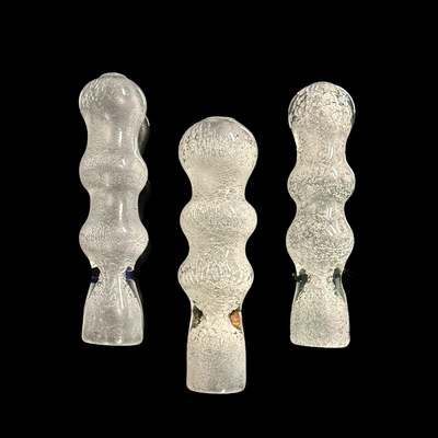 Luminous 4-Inch Glass Chillum Pipe