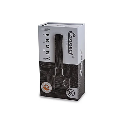 Ebony pipe packaging for Connect Natural Wood Spoon Pipe for eco-conscious collectors