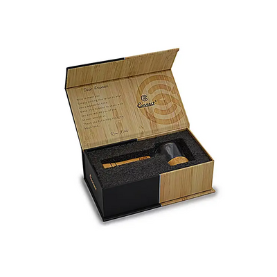 Mallet in a presentation box for Connect Natural Wood Spoon Pipe eco-conscious collectors