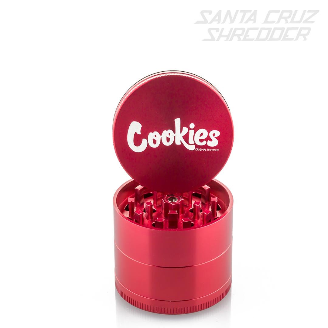 Santa Cruz Shredder 2.2" 4-Piece Grinder with Cookies Logo