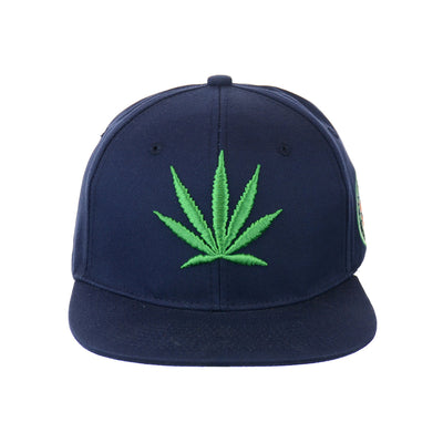 Premium Botanical Leaf Embroidered Snapback