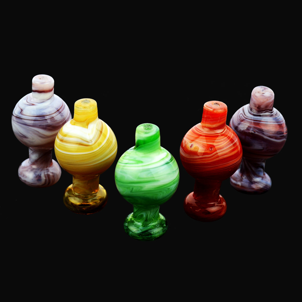 Artisan Marble Carb Cap - White Pastel Edition