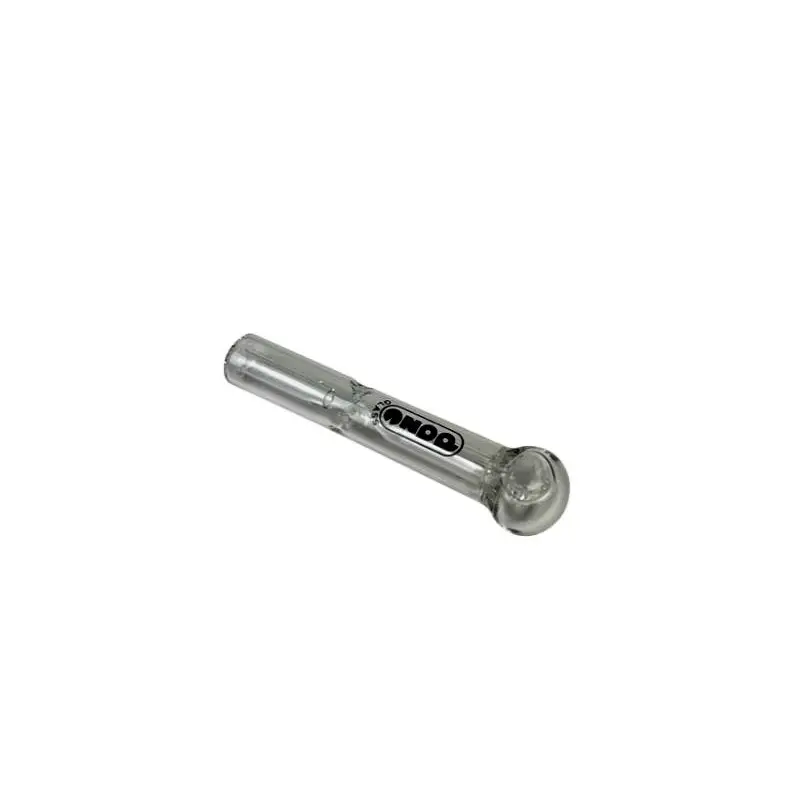 Daze Glass Spoon Bubbler Hybrid clear pipe with rounded bowl and onoo logo