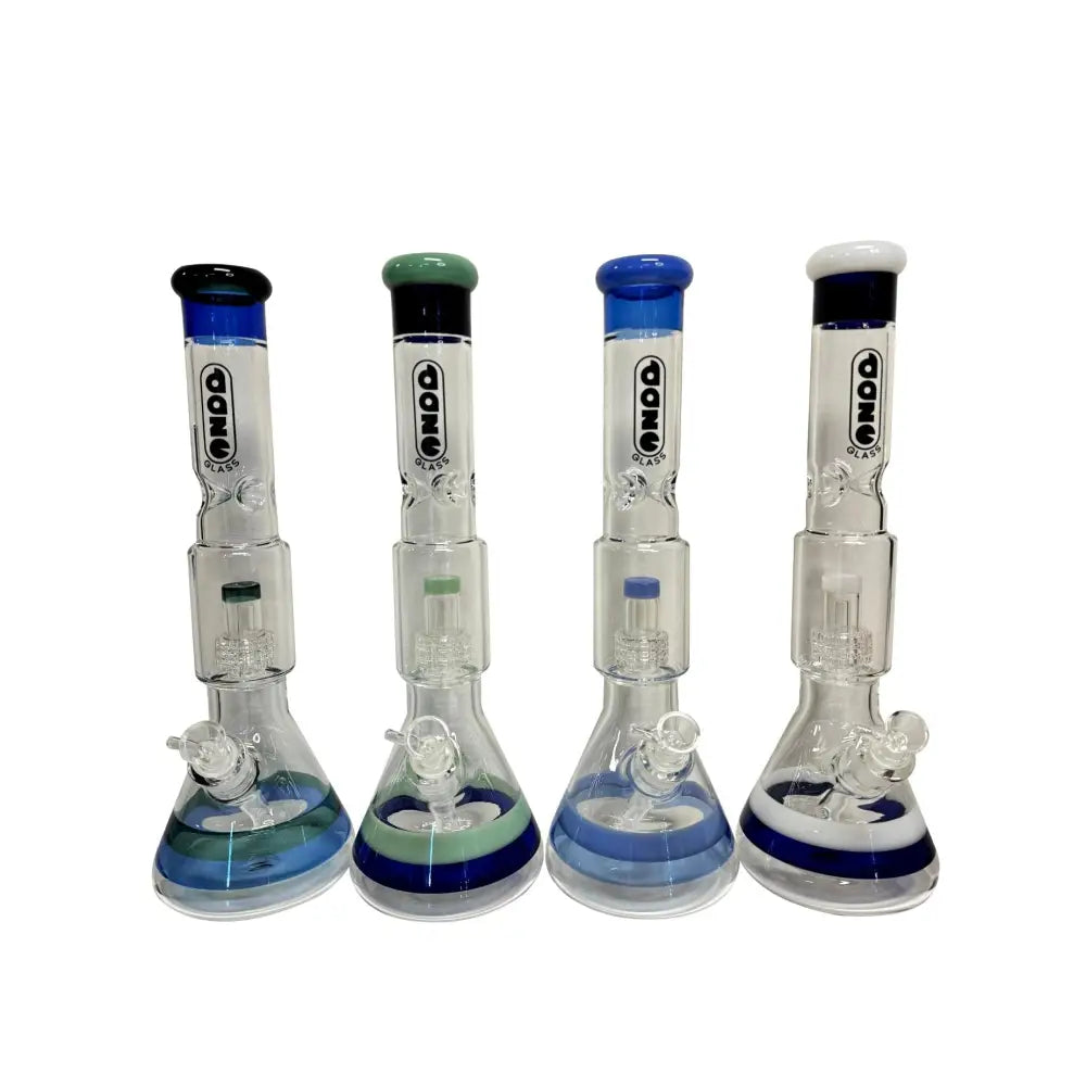 Four Daze Glass water pipes with ponzi glass logo, 16 inch