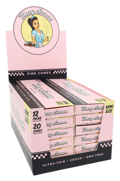 Blazy Susan King Size Cones – Pink or Purple – 20/Pack – 12-Count Display – image 3