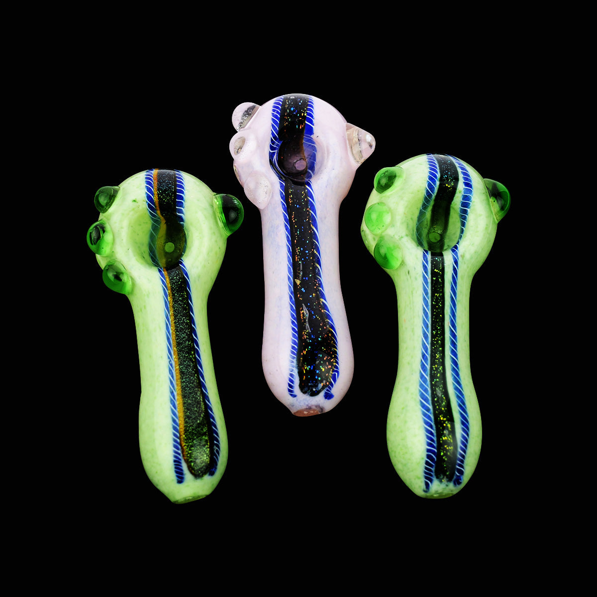 Dhicro Slime Frit Art Spoon Pipe - 4.5 Inch