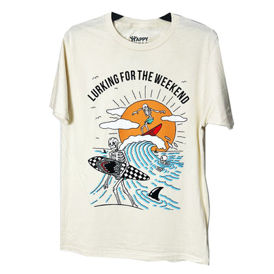 Lurking For The Weekend Premium Cotton Tee