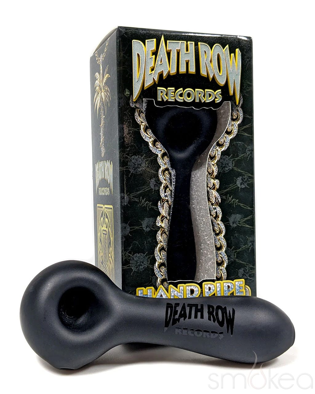 Death Row Records Matte Black Spoon Pipe
