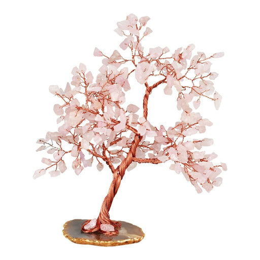 Decorative Rose Quartz Crystal Wire Tree - 7.5’ On sale