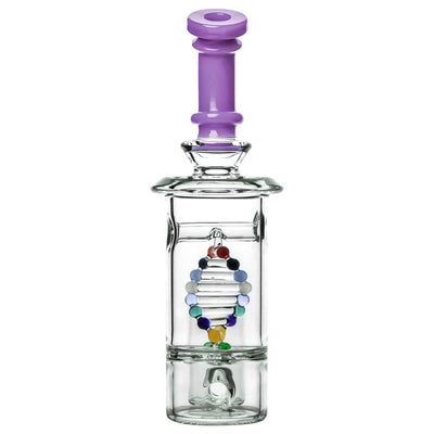 DNA Proxt Glass Dab Rig with Spider Web Perc and DNA Helix Design