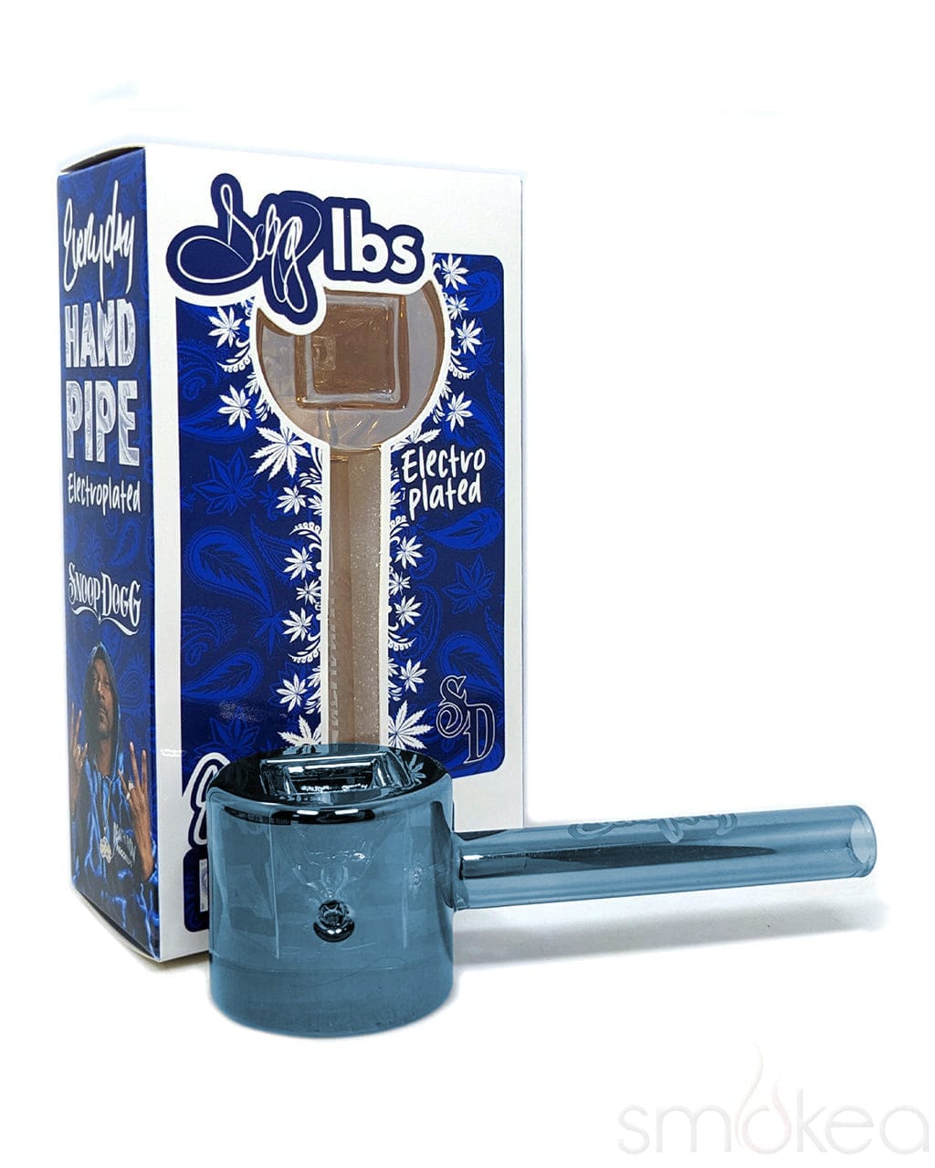 Sleek Electroplated Cylinder Hand Pipe