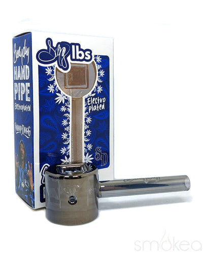 Sleek Electroplated Cylinder Hand Pipe