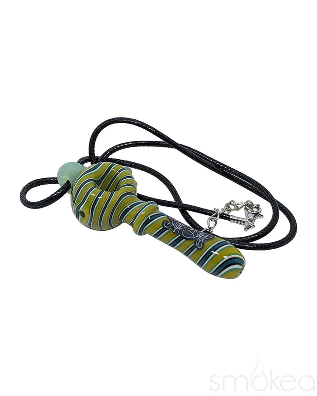 Everyday Carry Glass Spoon Pipe Necklace