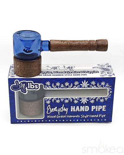 Rustic Wood Grain Hammer Hand Pipe