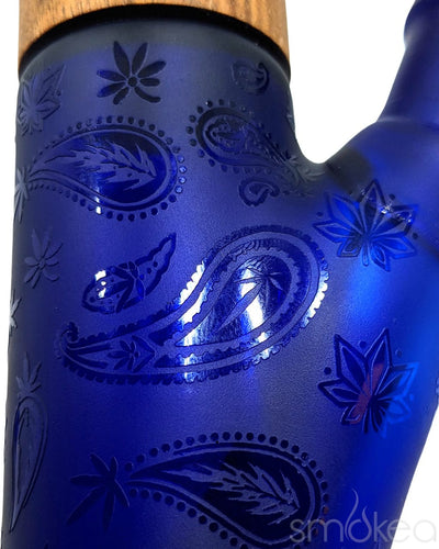 Snoop Dogg Frosted Paisley Straight Tube Bong