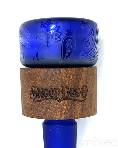 Snoop Dogg Frosted Paisley Straight Tube Bong