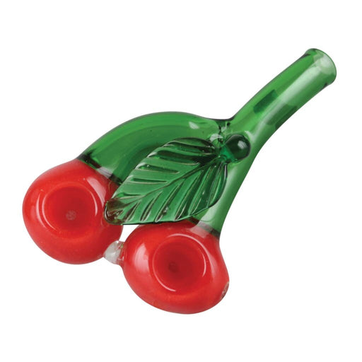 Double Cherry Glass Hand Pipe - 5.5’ On sale